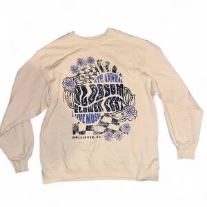 Hollister Cream Graphic Sweatshirt